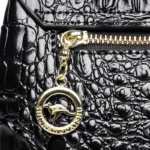 Crocodile pattern elegant tote bag - Image 5
