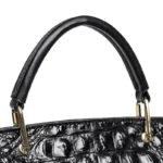 Crocodile pattern elegant tote bag - Image 6