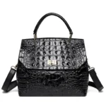 Crocodile pattern elegant tote bag