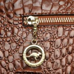 Crocodile pattern vintage elegant tote bag - Image 4