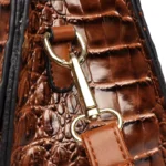 Crocodile pattern vintage elegant tote bag - Image 8