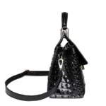 Crocodile pattern vintage women tote bag - Image 2