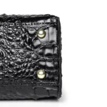 Crocodile pattern vintage women tote bag - Image 11