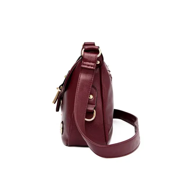 Elegant all match leather shoulder bag - Image 4