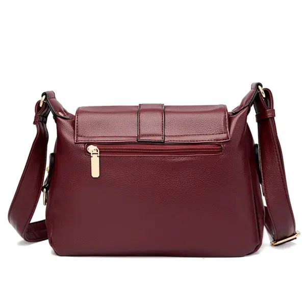Elegant all match leather shoulder bag - Image 5
