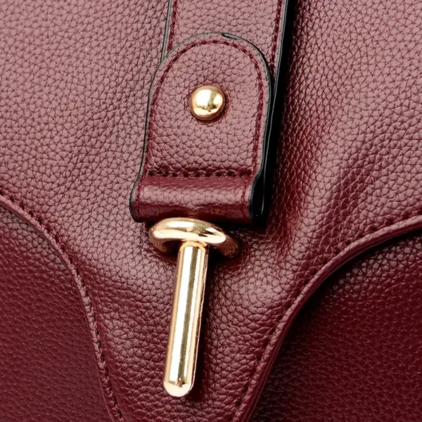 Elegant all match leather shoulder bag - Image 7