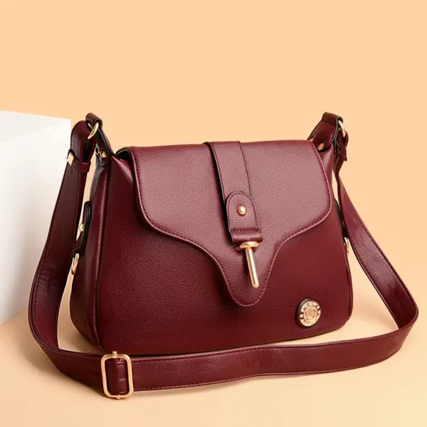 Elegant all match leather shoulder bag - Image 12