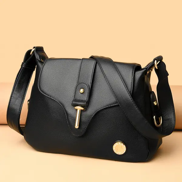 Elegant all match leather shoulder bag - Image 14
