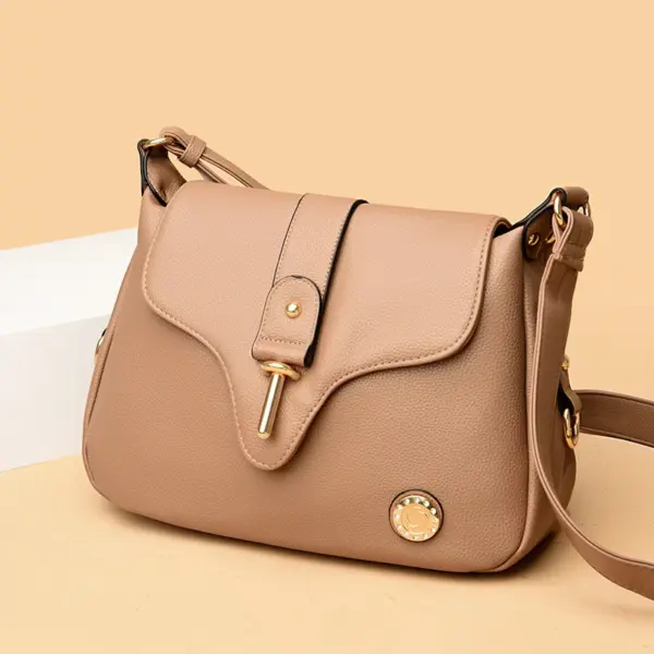 Elegant all match leather shoulder bag - Image 15