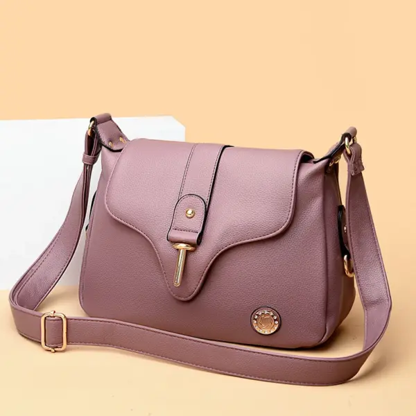 Elegant all match leather shoulder bag - Image 16