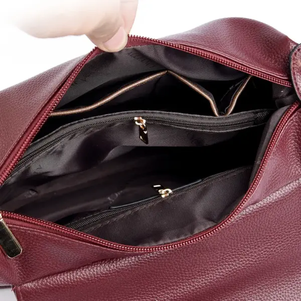 Elegant all match leather shoulder bag - Image 10