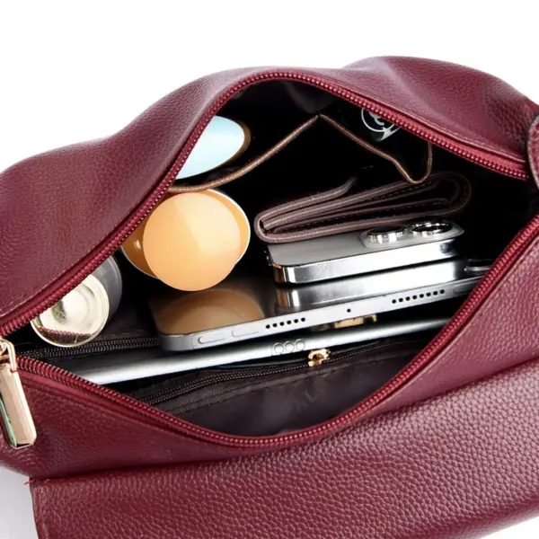 Elegant all match leather shoulder bag - Image 11