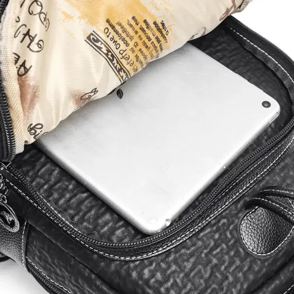 High quality wrinkled leather backpack - Image 14