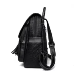 High quality wrinkled leather backpack - Image 2