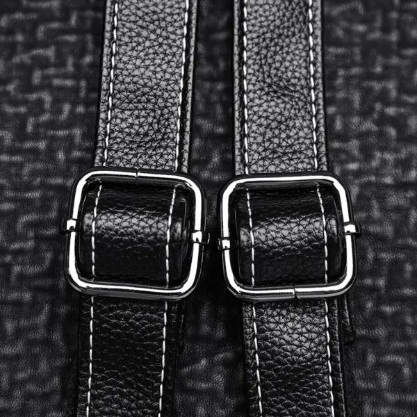 High quality wrinkled leather backpack - Image 4