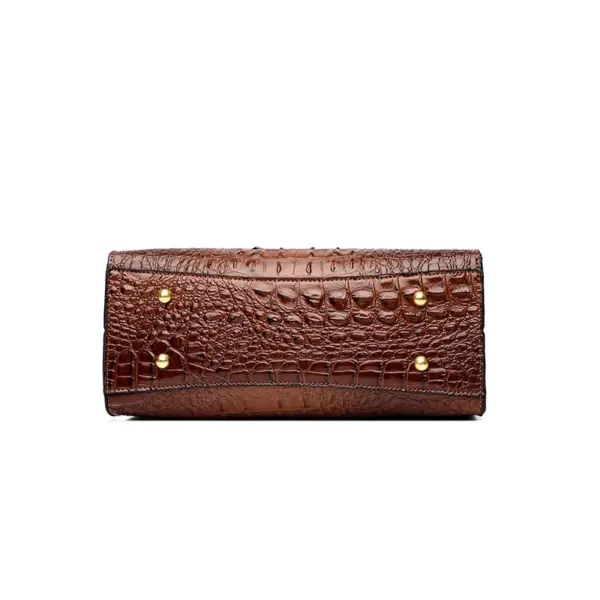 Large capacity crocodile pattern women tote bag - Image 10