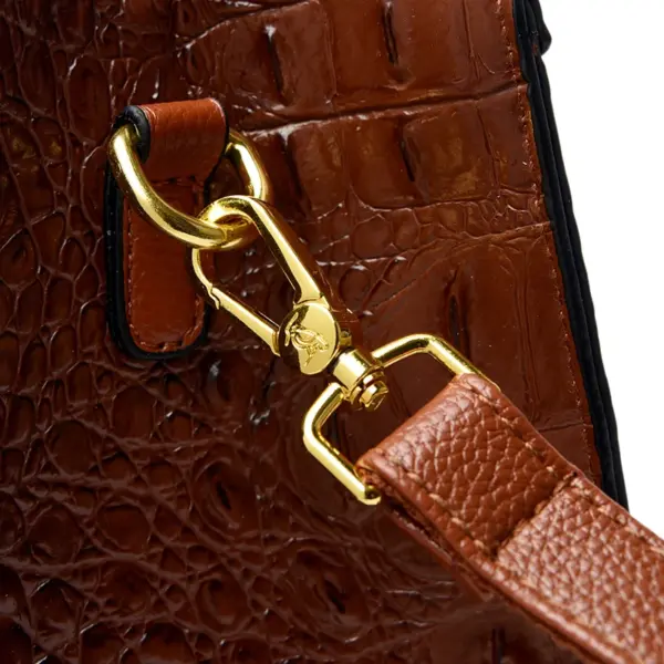 Large capacity crocodile pattern women tote bag - Image 14