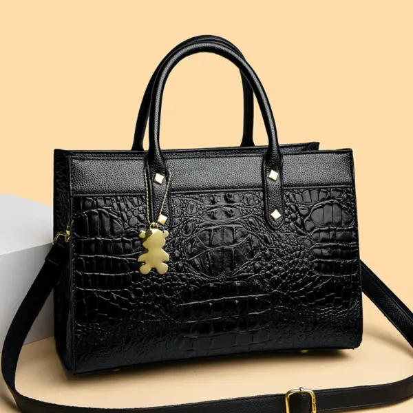 Large capacity crocodile pattern women tote bag - Image 6