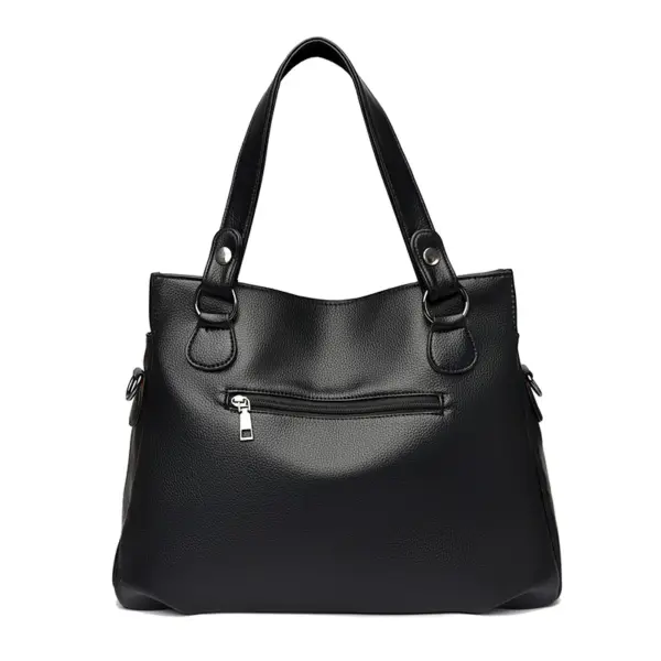 Soft leather women luxury tote bag - Image 7