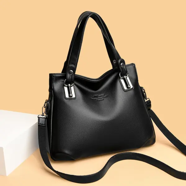 Soft leather women luxury tote bag - Image 11
