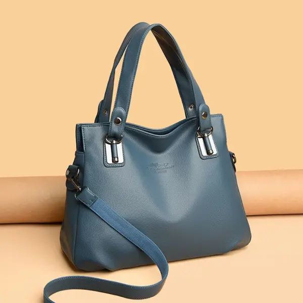 Soft leather women luxury tote bag - Image 14