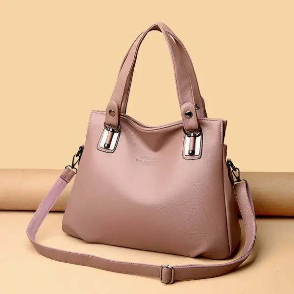 Soft leather women luxury tote bag - Image 15