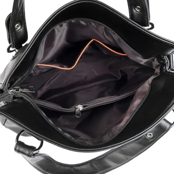 Soft leather women luxury tote bag - Image 2