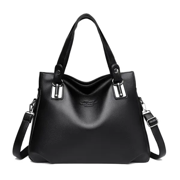 Soft leather women luxury tote bag