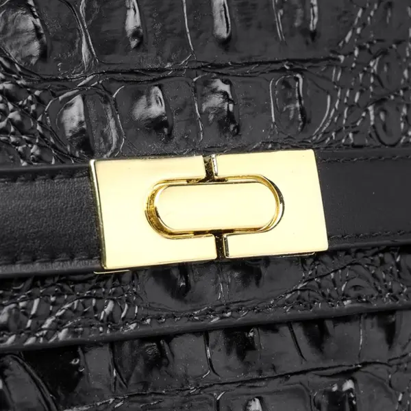 Vintage crocodile pattern all match tote bag - Image 16