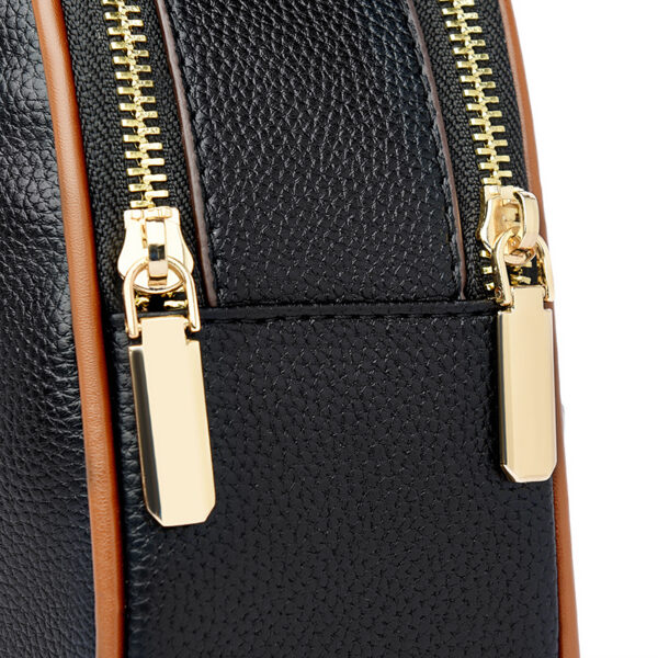 Wide strap round pattern designer bag - Image 7