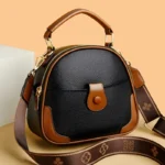 Wide strap round pattern designer bag - Image 10