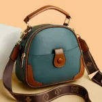 Wide strap round pattern designer bag - Image 11