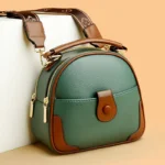 Wide strap round pattern designer bag - Image 12