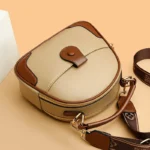 Wide strap round pattern designer bag - Image 13
