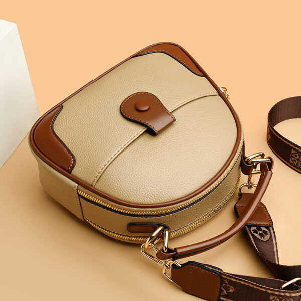 Wide strap round pattern designer bag - Image 13
