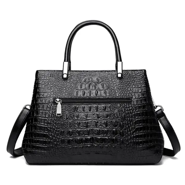 Crocodile embossed pattern luxury tote bag - Image 5
