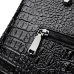 Crocodile embossed pattern luxury tote bag - Image 8