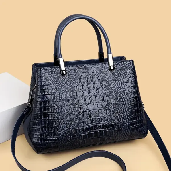 Crocodile embossed pattern luxury tote bag - Image 15