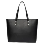 Large capacity vegan leather elegant tote bag