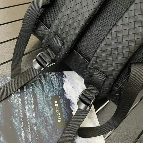 Premium all match large capacity leather backpack - Image 12