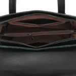 Vintage luxury flower embossed shoulder tote bag - Image 8