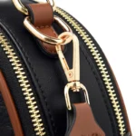 Croc embossed round pattern designer handbag - Image 7