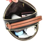 Croc embossed round pattern designer handbag - Image 13