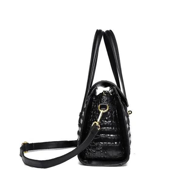 Crocodile embossed luxury women tote bag - Image 2