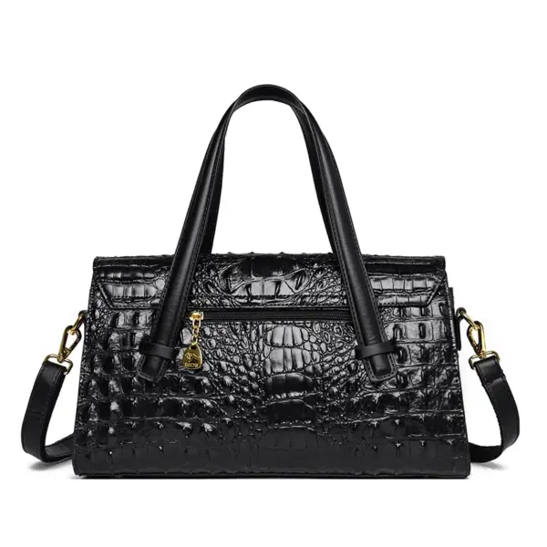Crocodile embossed luxury women tote bag - Image 3