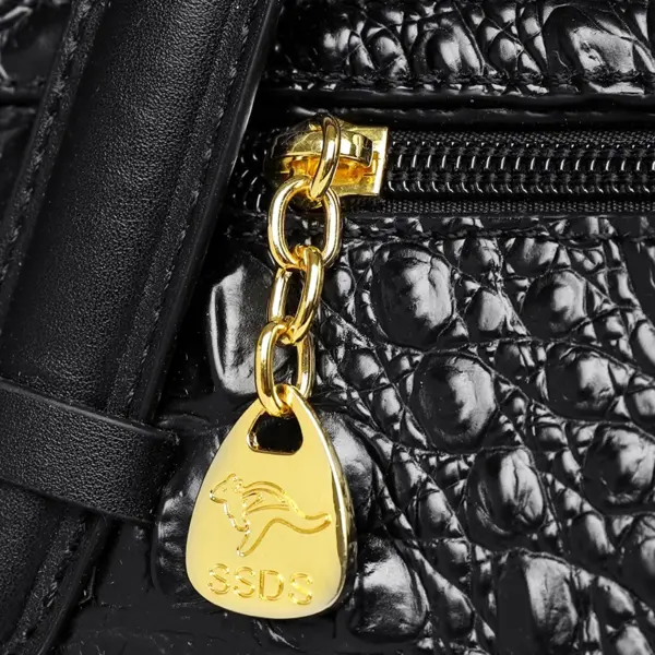 Crocodile embossed luxury women tote bag - Image 4