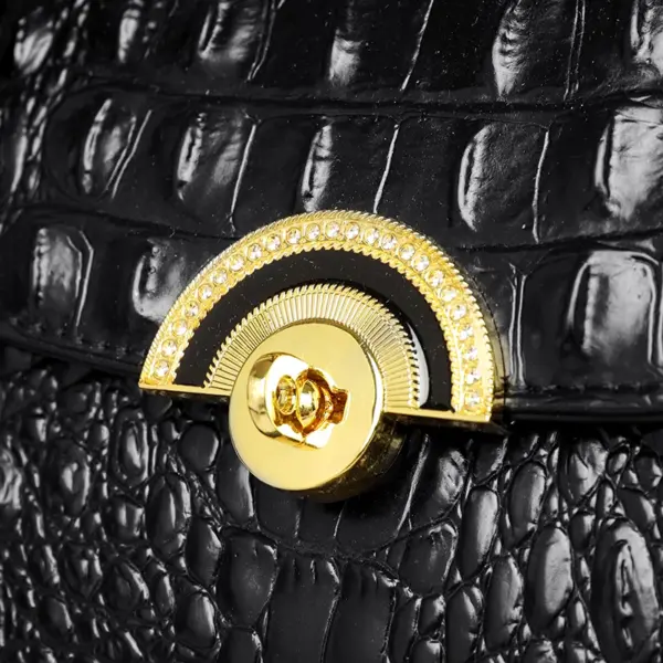 Crocodile embossed luxury women tote bag - Image 5