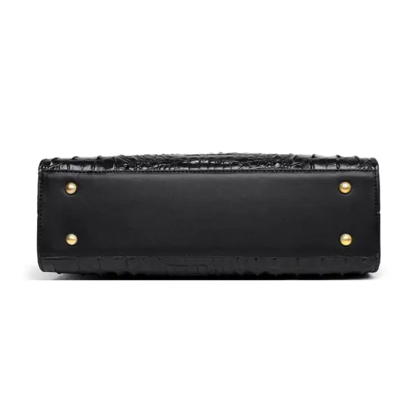 Crocodile embossed luxury women tote bag - Image 8
