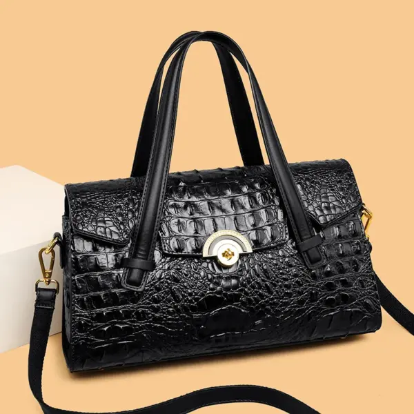 Crocodile embossed luxury women tote bag - Image 9