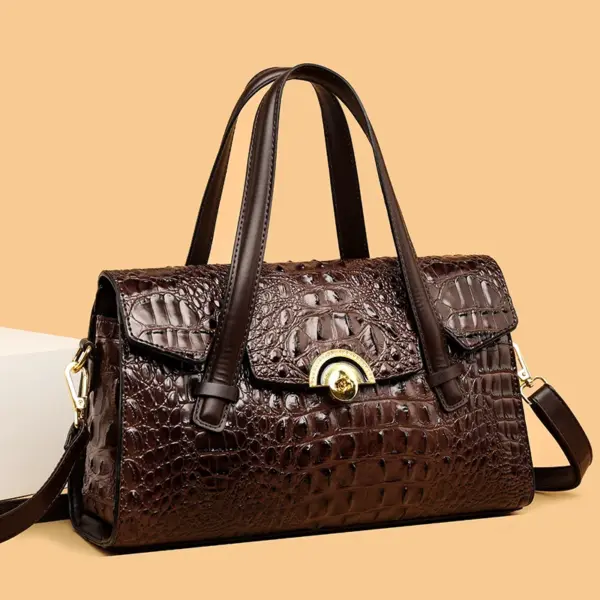 Crocodile embossed luxury women tote bag - Image 10